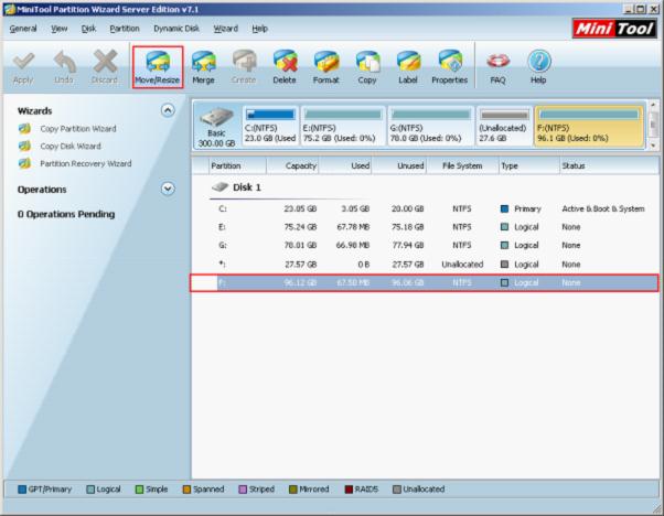 free disk partition tool