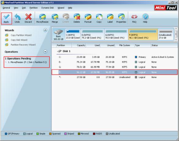 free disk partition tool