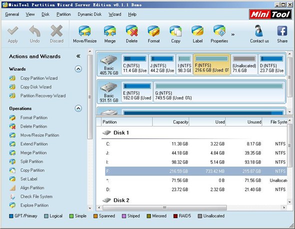 Partition Magic Windows 2003