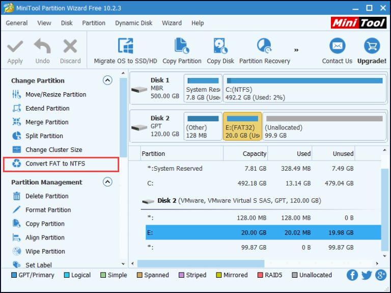 Two Ways Help You Convert FAT To NTFS Without Losing Data