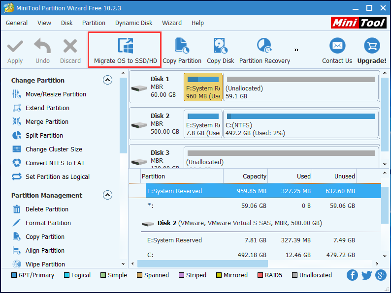 easeus migrate windows 10 to ssd